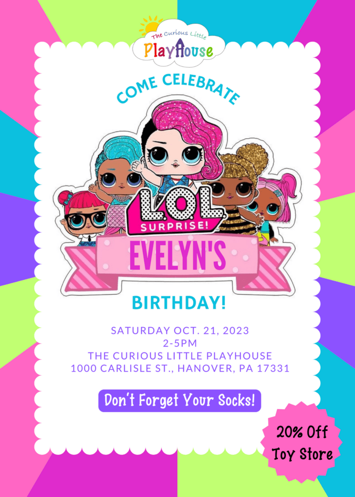 Birthday Party for Evelyn!