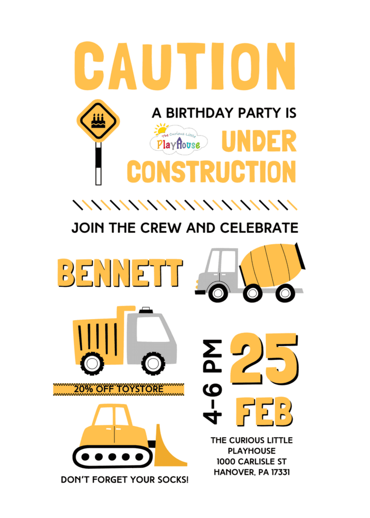 Birthday Party for Bennett