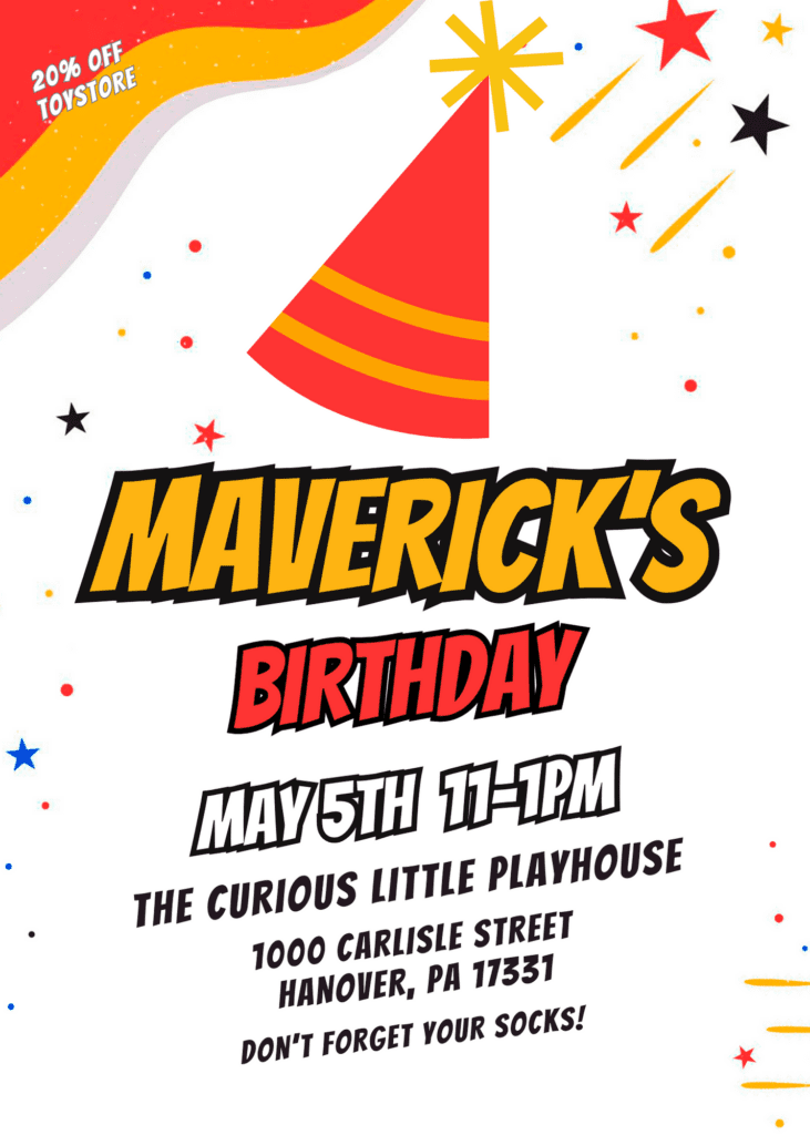 Birthday Party for Maverick