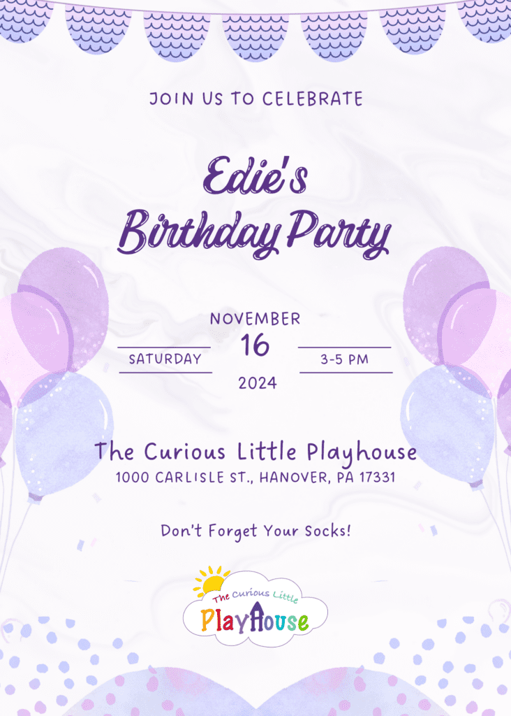 Birthday Party for Edie